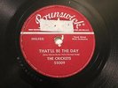 ROCKABILLY BUDDY HOLLY CRICKETS That'll Be The Day BRUNSWICK 55009