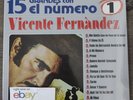 Vicente Fernandez - 15 Grandes Con El Numero Uno Vinyl LP NEW FREE USA Shipping