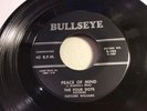 FOUR DOTS-BULLSEYE 104-PEACE OF MIND/KISS ME SUGAR PLUM-R&B DOO-WOP 45 1956 PGH.