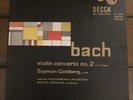 Szymon Goldberg Walter Susskind Bach Violin Concerto No. 2  Decca DL 7507 10