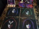 KISS SET OF 4 SOLO VINYL RECORDS ACE FREHLEY GENE SIMMONS PAUL STANLEY+ CRISS