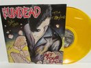 THE UNDEAD Act Your Rage 1989 YELLOW VINYL LP Signed Cover & Insert MISFITS