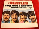BEATLES All You Need Is Love Baby You're a Rich ManPICTURE SLEEVE ONLY No Vinyl