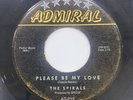 The Spirals “Forever And A Day/Please Be My Love” Rare Admiral Doo Wop 45