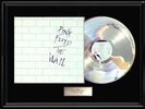 PINK FLOYD THE WALL WHITE GOLD SILVER PLATINUM TONE RECORD LP NON RIAA AWARD