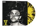 THE WEEKND BEAUTY BEHIND MADNESS YELLOW BLACK SPLATTER VINYL 12