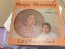 SIGNED; MAGICAL MOMENTS LATA MANGESHKAR 1985 VERY RARE LP RECORD bollywood Music