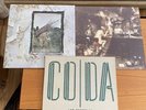 LED ZEPPELIN 3 LP LOT: In Through Out Door, CODA, IV, XLNT