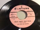 SIR JOHN LEE HOOKER-FORTUNE 855-CRAZY ABOUT THAT WALK DETROIT BLUES 45-1960