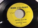 WOODROW ADAMS-HOME OF THE BLUES 109-SOMETHING ON MY MIND/SAD AND BLUE-BLUES 45