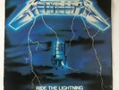 METALLICA Ride The Lightning LP Vinyl 1984 Australia Vertigo 838140-1 - EX