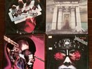 4 JUDAS PRIEST LPs STAINED CLASS Hell Bent for Leather BRITISH STEEL Vinyl 33⅓