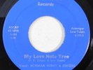 song poem pop 45 NORMAN BURNS My Love Note Tree STERLING HEAR sad girl