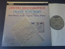 SHOSTAKOVICH / SCHUBERT - CELLO SONATAS (ARPEGGIONE) LP, Noras, FINLANDIA FA 303