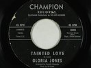 Northern Soul 45 - Gloria Jones - Tainted Love - Champion - mp3