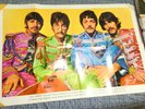 BEATLES OFFICIAL  FAN CLUB SGT.PEPPER FOLDED COLOR POSTER  30
