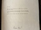 BRUNG TO EWE BY PAUL + LINDA McCARTNEY DJ PROMO + BOTH LETTERS ON APPLE RECORDS