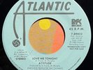 modern soul boogie 7” ATTITUDE Love Me Tonight HEAR Promo 1983 VG+