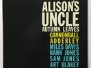 CANNONBALL ADDERLEY Alison's Uncle Blue Note 27001 NM/EX Japan ltd Miles Davis