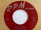 Doo Wop R&B 45 ARTHUR LEE MAYE Love Me Always/Loop De Loop RPM HEAR