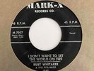 Doo Wop R&B 45 RUBY WHITAKER & PYRAMIDS I Don't Want To Set The World On Fire