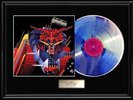 JUDAS PRIEST DEFENDERS OF THE FAITH WHITE GOLD PLATINUM TONED RECORD NON RIAA