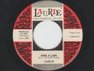 DOOWOP 45  - CARLO w/ GROUP - RING A LING - HEAR- 1964 ADVANCE RELEASE DJ LAURIE