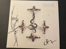 Behemoth Opvs Contra Natvram Lux Signed White Gold Splatter Vinyl Edt Of 1160