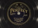 78 RPM - Annette Hanshaw, Perfect 12866, Fit As A Fiddle E-/EE- Jazz Personality