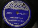 NM Rare Mississippi Jook Band, Dangerous Woman/BBQ Bust - Melotone Guitar Gazoo