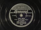78 RPM -- Carl Kress & Dick McDonough, Brunswick 7885, E  Jazz Guitar Duets