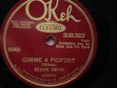 NM Blues Bessie Smith Okeh-Gimme A Pigfoot/Take Me For A Buggy Ride (Clean Copy)