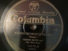 NM Bessie Smith & Blue Boys -Columbia 14179- Young Woman’s Blues/Hard Time Blues