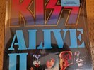 KISS ALIVE II LIMITED EDITION 45TH ANNIVERSARY RED/BLUE SWIRL 2XLP