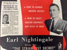 1958 EARL NIGHTINGALE ORIG.  10” 33 1/3 LP THE STRANGEST SECRET+bonus CD TESTED