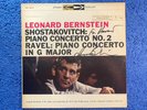 Columbia MS 6043 SIGNED Leonard Bernstein Shostakovich, Ravel