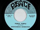 Garage Psych Fuzz 45 - Spontaneous Generation - Purple, Purple - Peace NM rare