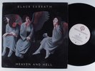 BLACK SABBATH Heaven And Hell WARNER BROS LP VG+ p