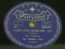 RAY CHARLES 1961 “I CAN´T STOP LOVING YOU/BYE BYE LOVE” RARE  78 RPM 10” BRAZIL