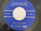 CANADA  THE ROLLING STONES TIME IS ON MY SIDE 1964 1st Press BLUE London 45 NM