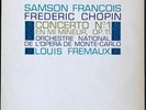 Samson FRANCOIS CHOPIN Piano Concerto N°1 Columbia CCA 1066 STEREO