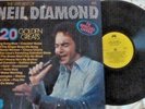 NEIL DIAMOND 20 Greatest hits LP vinyl Record.