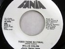 WILLIE COLON 45 Todo Tiene Su Final /Vo So VG+ on Fania PROMO latin salsa Bs 209