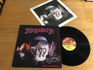 MEGADETH..KILLING IS MY BUSINESS.. RARE UK FIRST ISSUE ALBUM + INNER..MFN 46