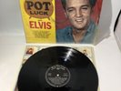 1962 ELVIS PRESLEY GERMAN GERMANY LP POT LUCK LIVING STEREO ARMY PX STICKER VG+
