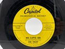 Rockabilly GENE VINCENT Bluejean Bop / Who Slapped John CAPITOL Promo 45