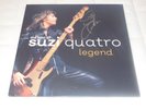 SUZI QUATRO / 2 VINYL signé / LEGEND / THE BEST OF / LP GOLD COLOR / CHRYSALIS