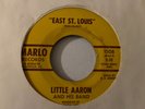 1961 LITTLE AARON & HIS BAND East St. Louis/ My Baby 45