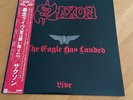 LP SAXON THE EAGLE HAS LANDED LIVE JAPAN OBI P-11227