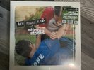 *SEALED* New Found Glory - Sticks and Stones Clear BLUE W/ RED Splatter IN HAND
